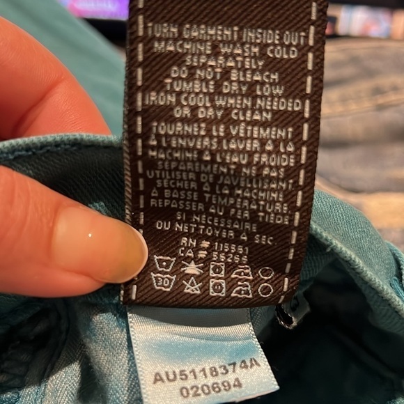 7For all Men Kind Aqua Green Shorts - Picture 6 of 10